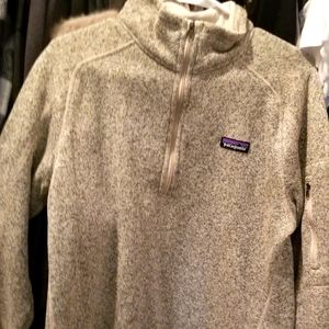 Patagonia better sweater heathered beige XL